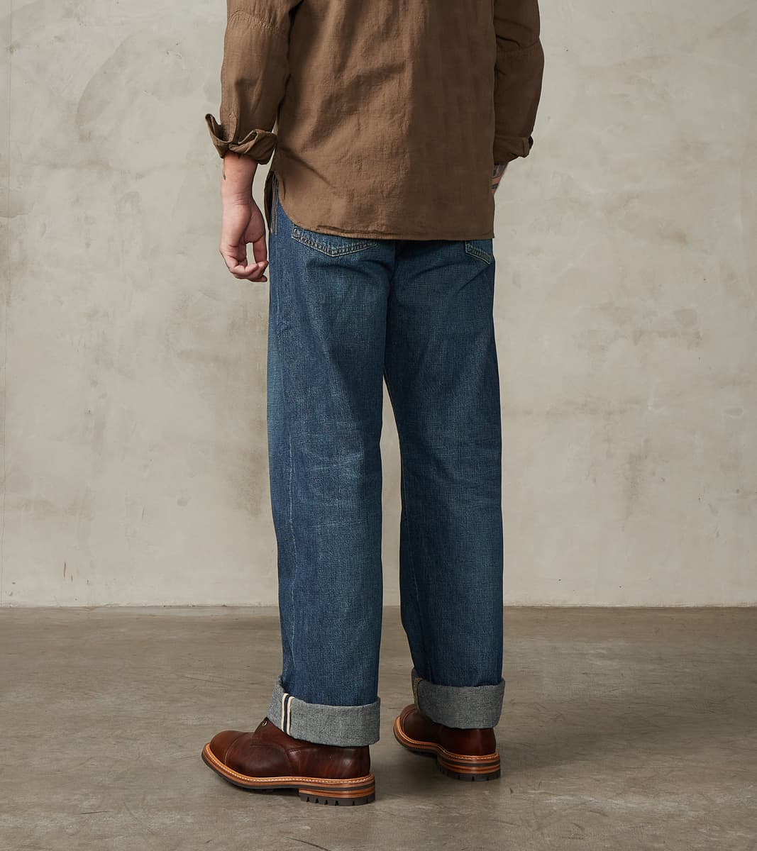 Lot. 721 Denim 1930s Trousers - Straight - Damaged Indigo
