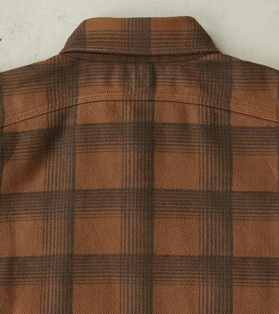 Lot. 111 Work Shirt - Printed Check Twill Flannel - Brown