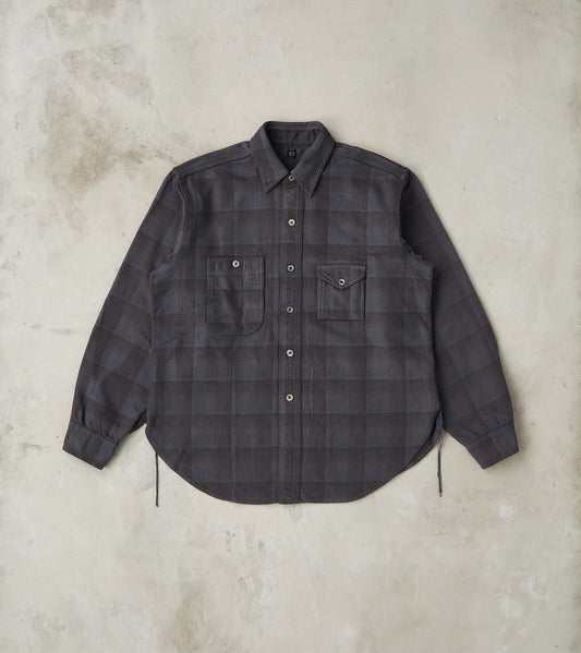 Taiga Takahashi T.T Lot. 111 Work Shirt - Printed Check Twill Flannel …