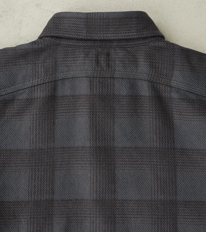 Lot. 111 Work Shirt - Printed Check Twill Flannel - Charcoal
