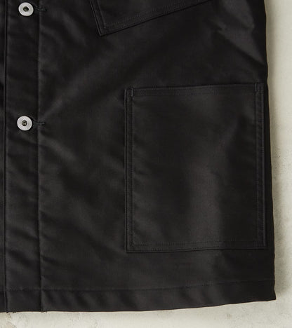 Lot. 304 Blanket Lining Coverall - Giza Moleskin - Black