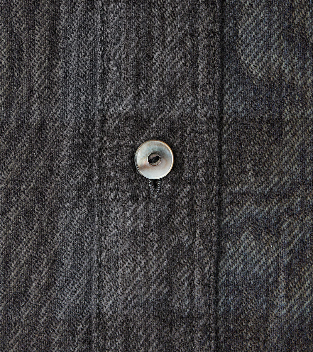 Lot. 111 Work Shirt - Printed Check Twill Flannel - Charcoal