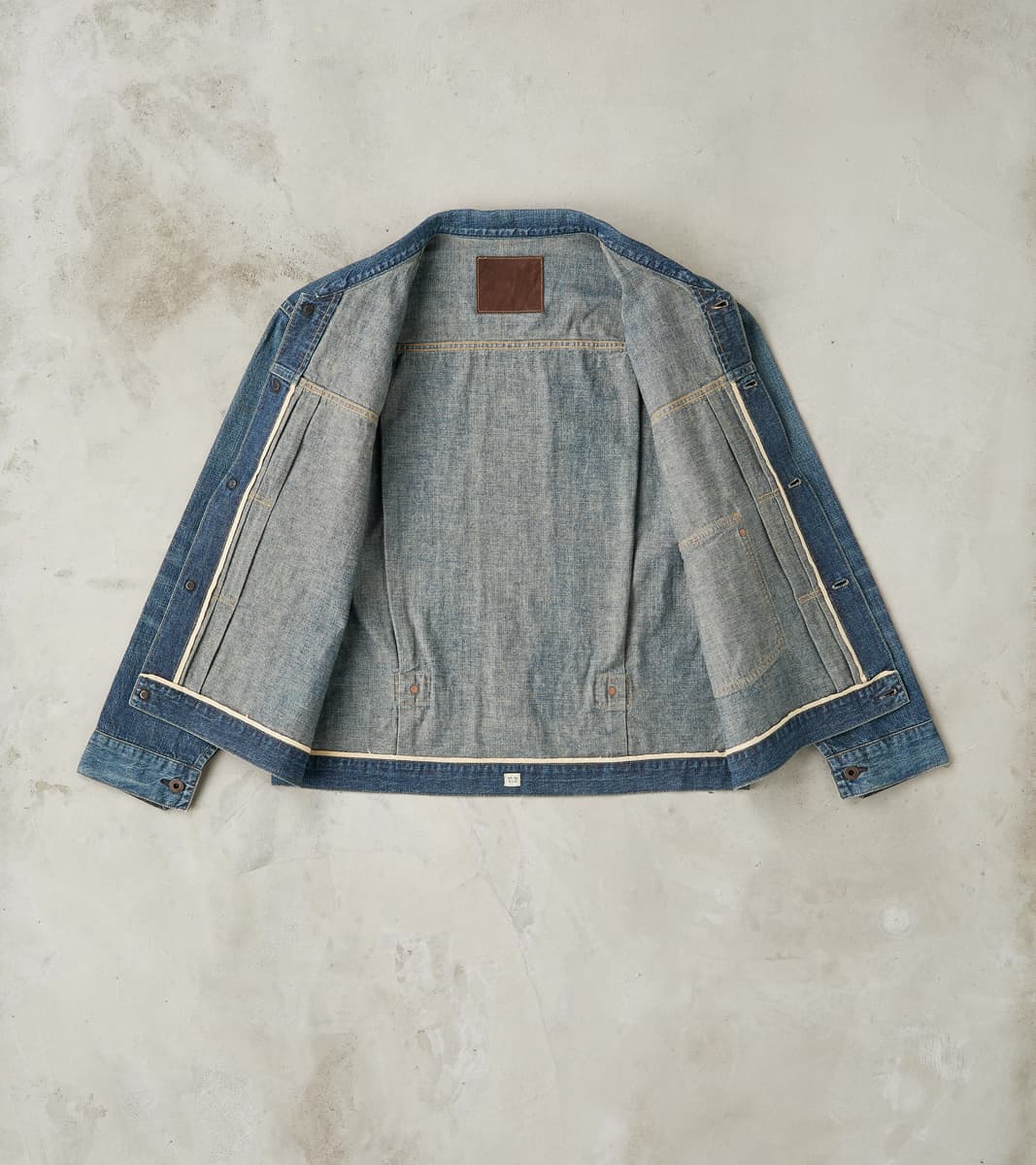 Lot. 720 Denim 1930s Jacket - Damaged Indigo