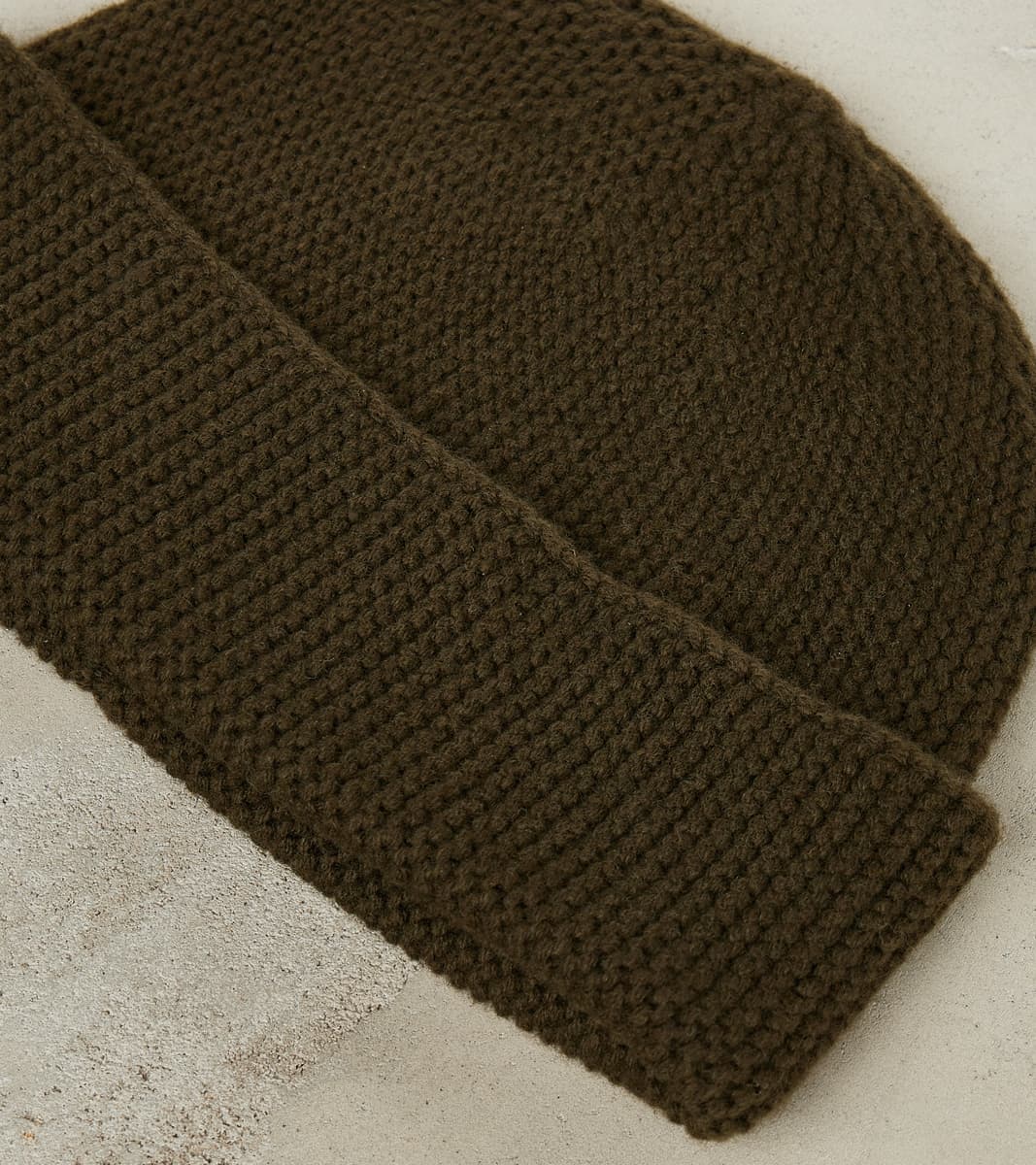 Lot. 030 ARC Watch Cap - Lambswool/Cashmere - Military Khaki