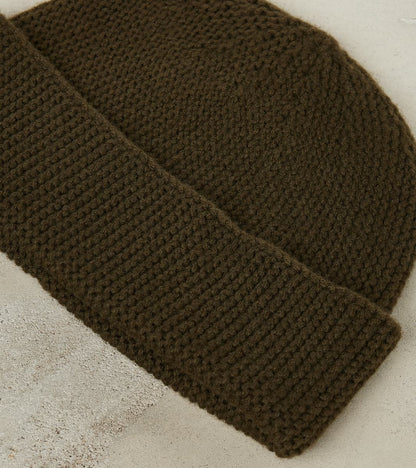 Lot. 030 ARC Watch Cap - Lambswool/Cashmere - Military Khaki