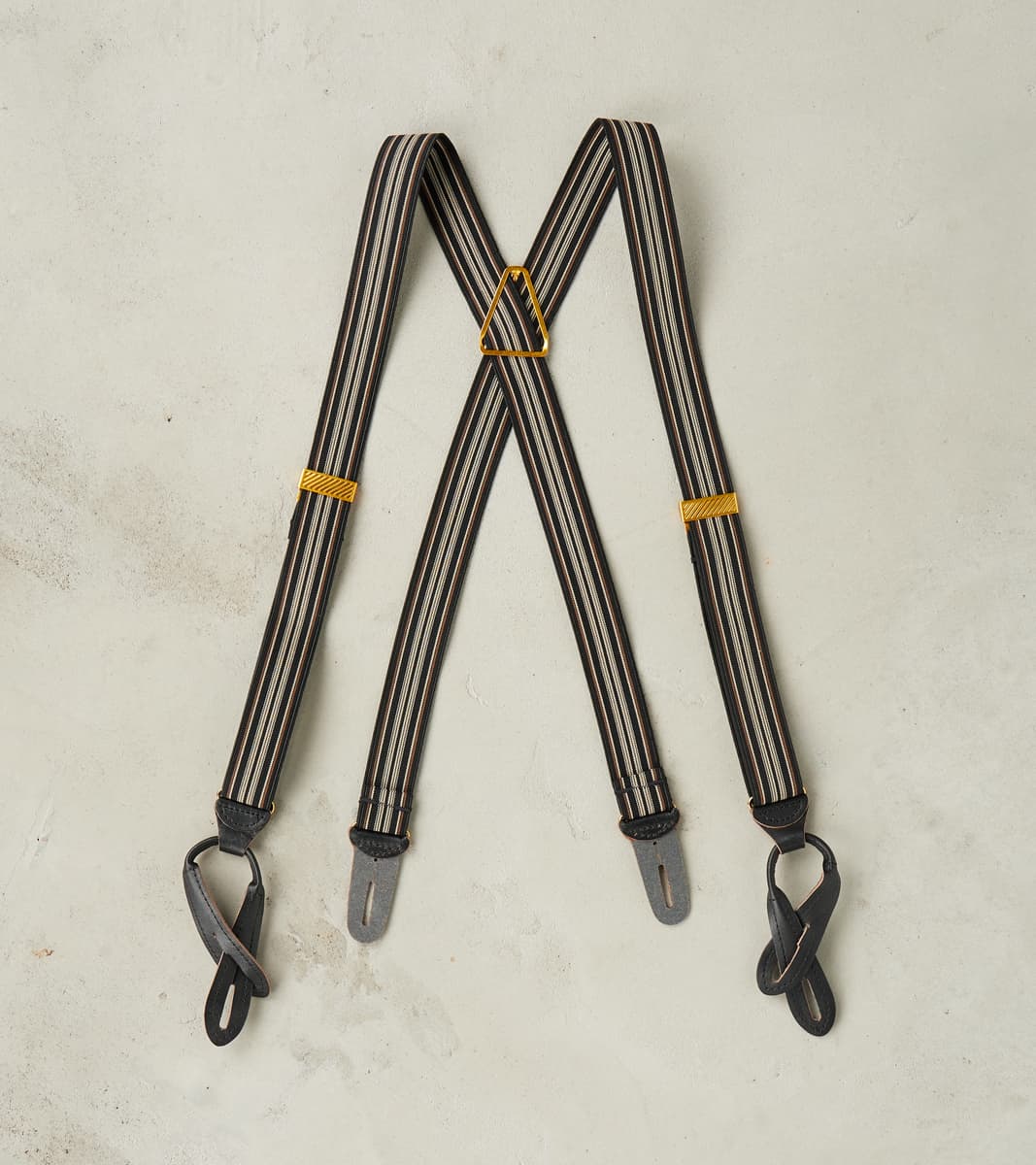 Taiga Takahashi T.T Lot. 005 Suspender - Black Stripe