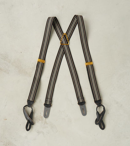 Taiga Takahashi T.T Lot. 005 Suspender - Black Stripe