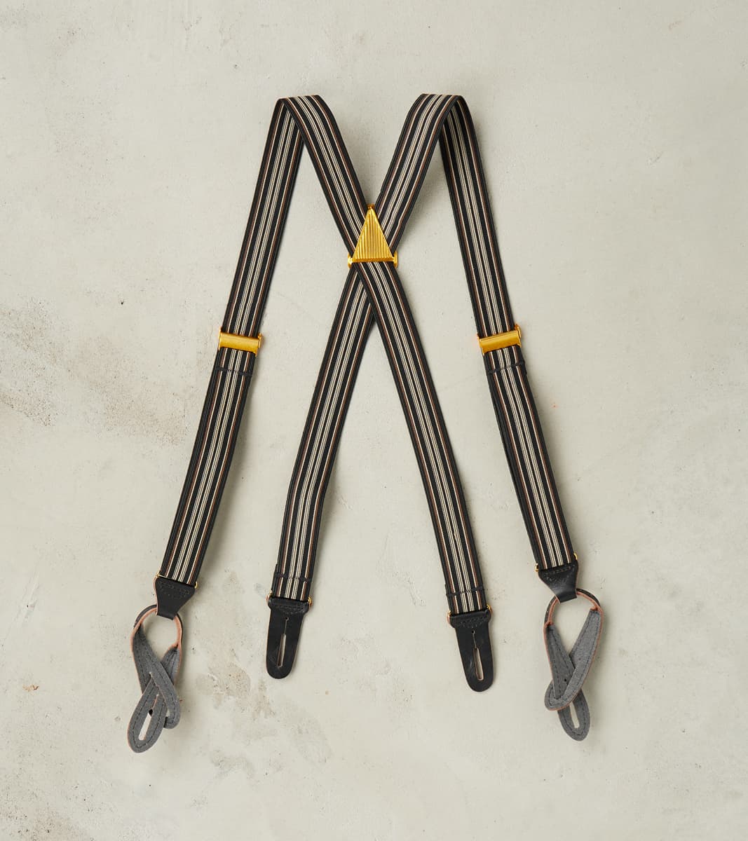 Taiga Takahashi T.T Lot. 005 Suspender - Black Stripe – Division