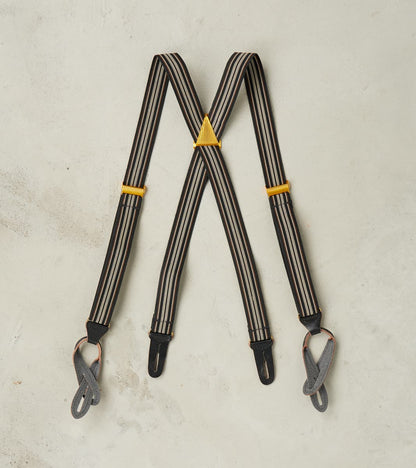 Lot. 005 Suspender - Black Stripe