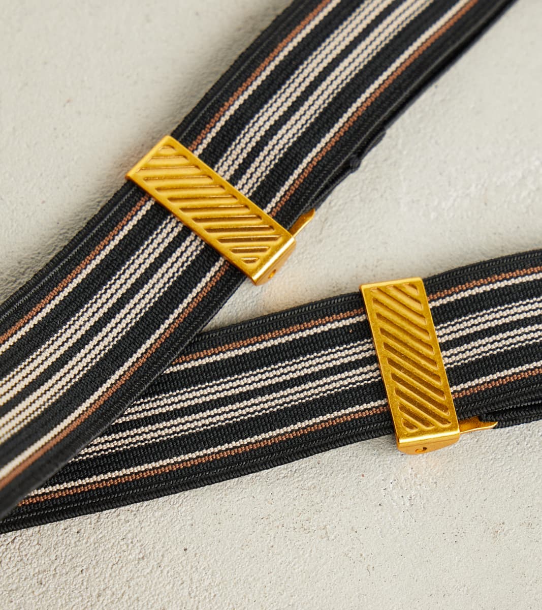 Lot. 005 Suspender - Black Stripe