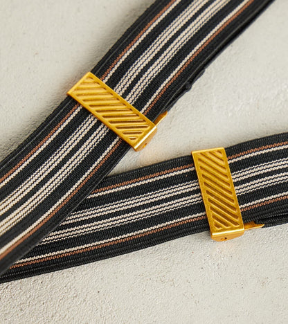 Lot. 005 Suspender - Black Stripe