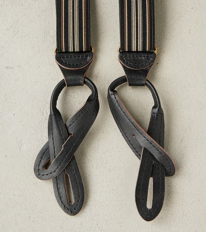 Lot. 005 Suspender - Black Stripe