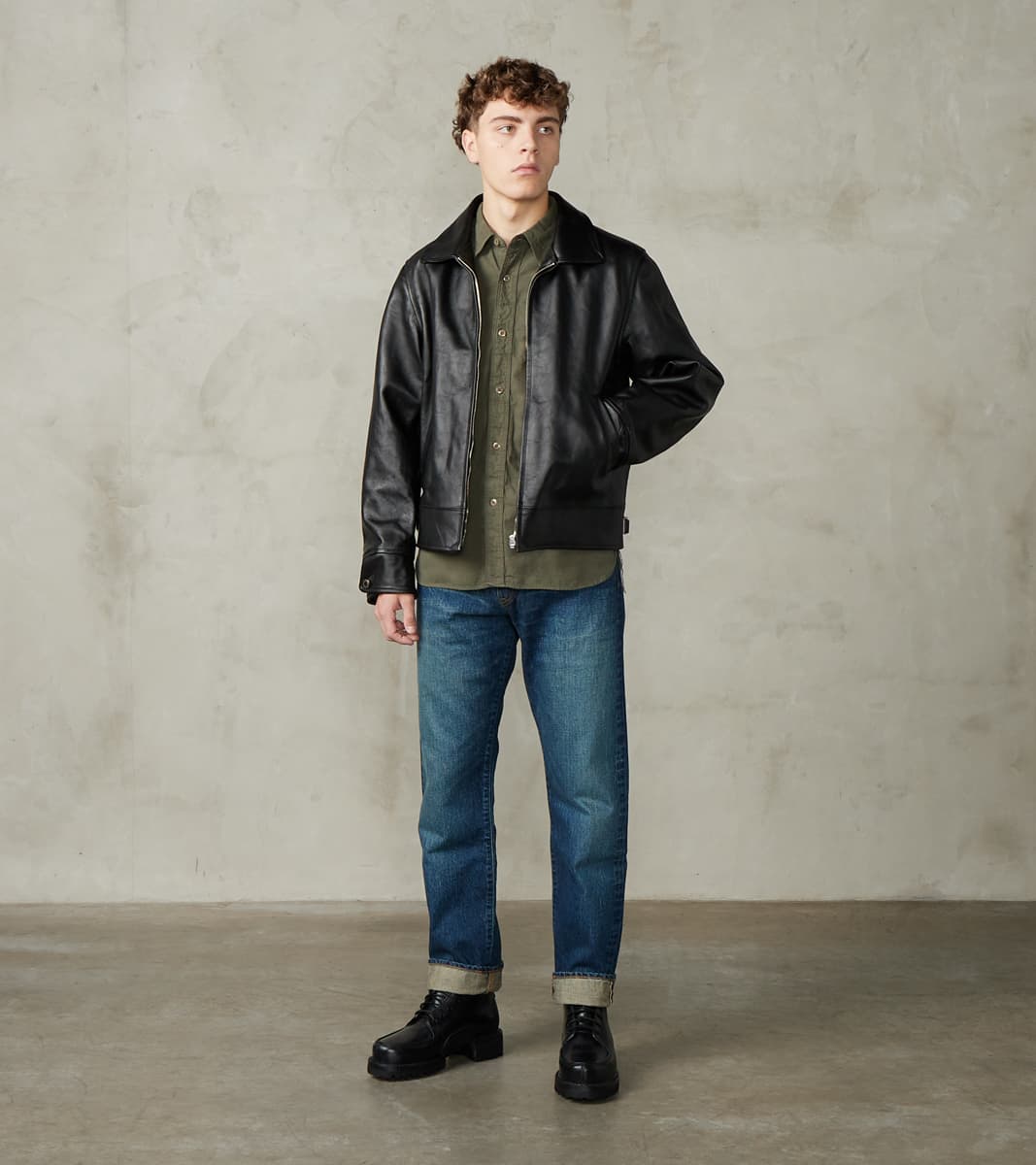 Taiga Takahashi T.T Lot. 802 Cossack Leather Jacket - Veg-Tan