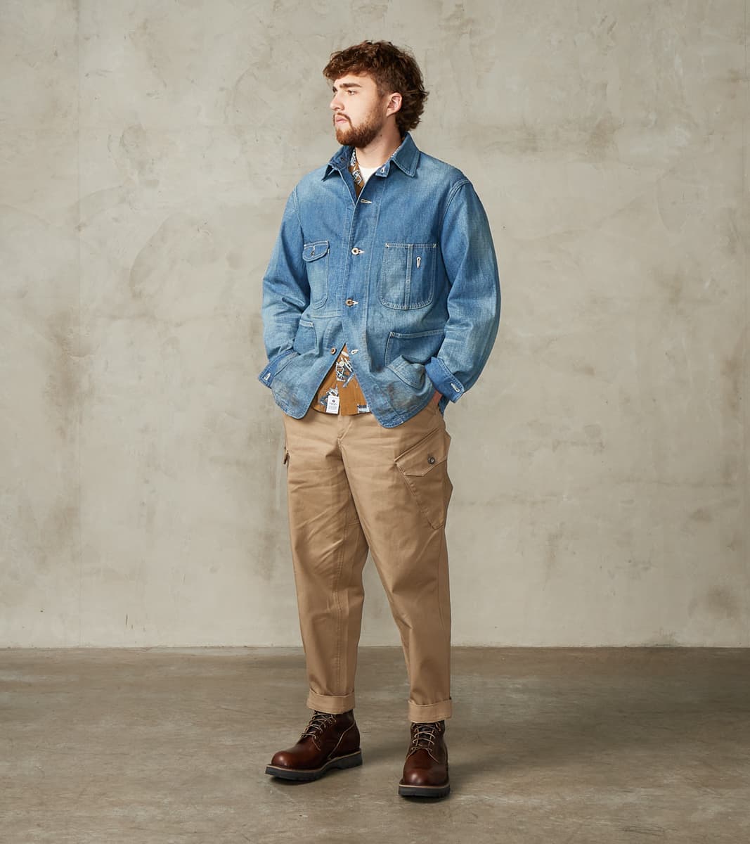 Taiga Takahashi T.T Lot. 716 Denim Coverall Jacket - Damaged