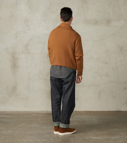 Lot. 521 Turtleneck Cardigan - Merino Lambswool - Camel