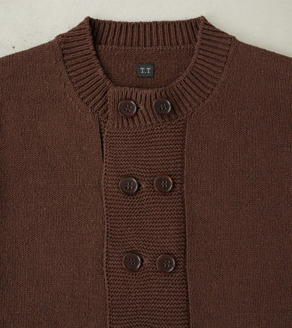 Lot. 506 DB Cardigan - Silk Noil - Brown