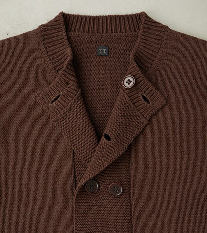 Lot. 506 DB Cardigan - Silk Noil - Brown