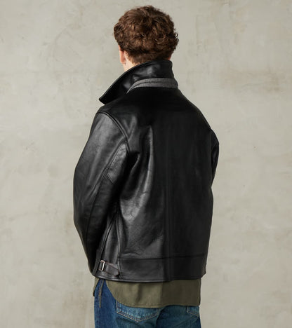 Lot. 802 Cossack Leather Jacket - Veg-Tan Horsehide - Black