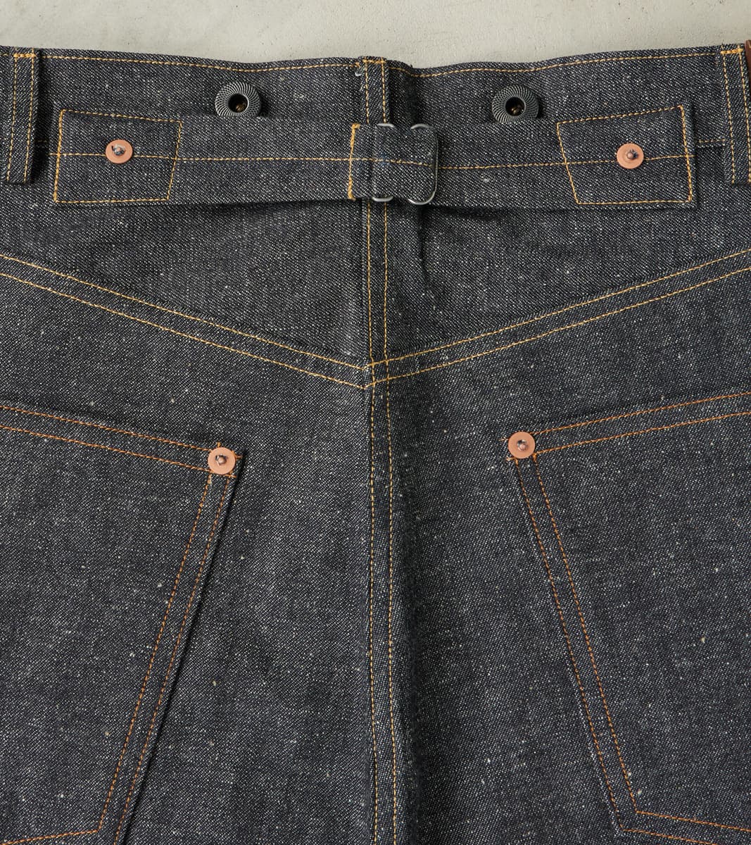 たろ吉 Taiga Takahashi T.T Lot. 721 Denim 1930s Trousers - Straight - Raw