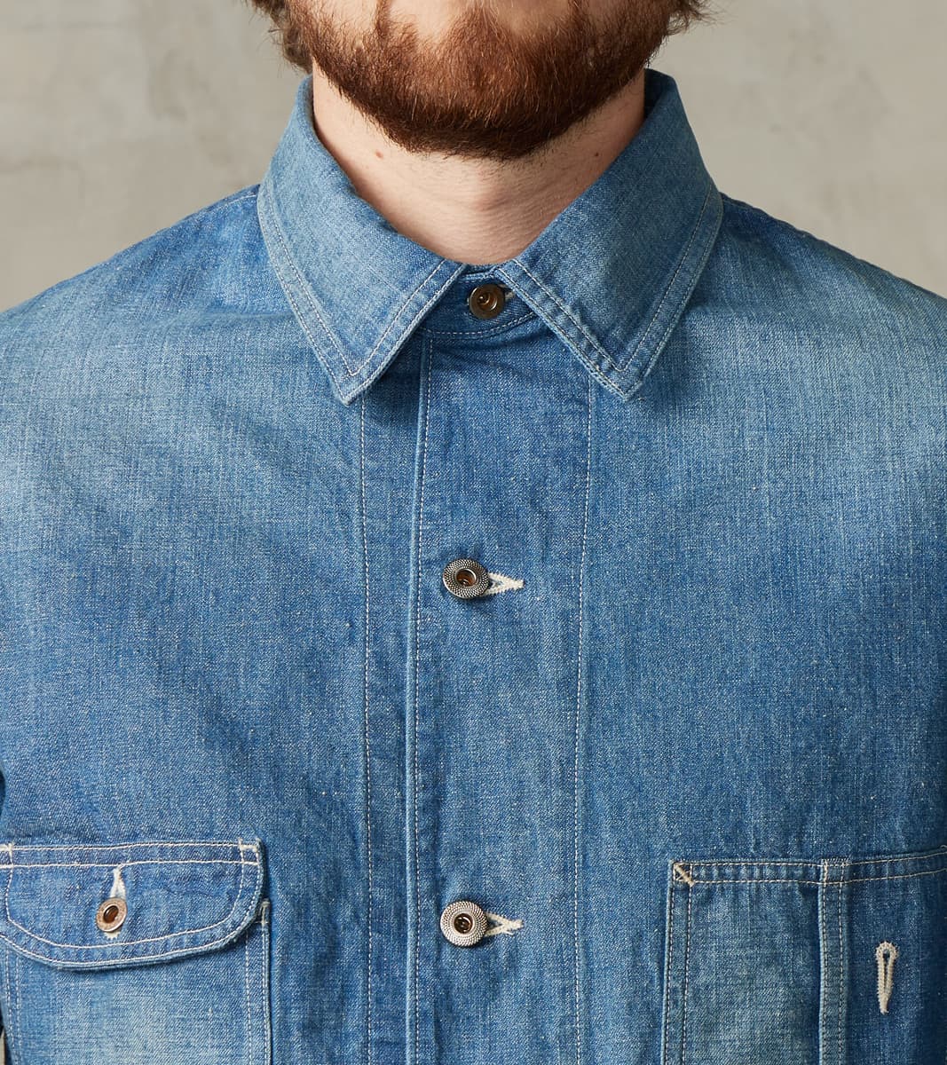 Taiga Takahashi T.T Lot. 716 Denim Coverall Jacket - Damaged