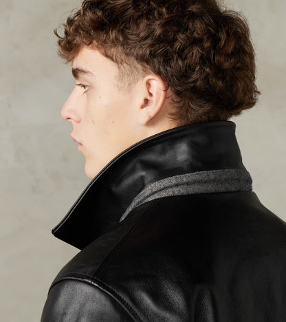 Lot. 802 Cossack Leather Jacket - Veg-Tan Horsehide - Black