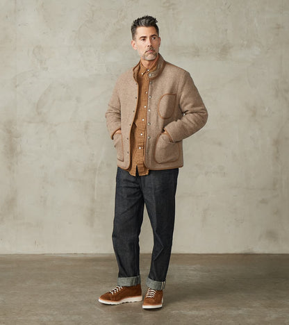 Taiga Takahashi T.T Lot. 323 Quilt Lining Blanket Jacket - Hopsack Woo…