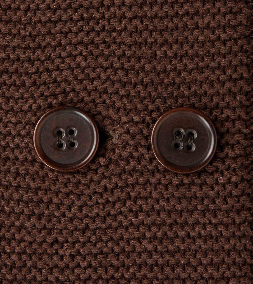 Lot. 506 DB Cardigan - Silk Noil - Brown