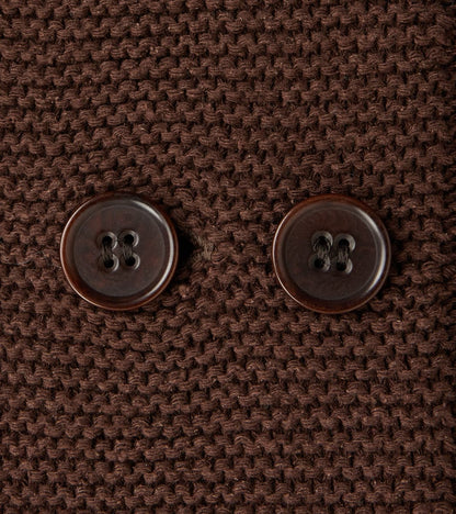 Lot. 506 DB Cardigan - Silk Noil - Brown