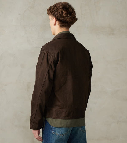 Lot. 324 USMD Convalescent Jacket - Chino Cloth - Mud Dyed Brown