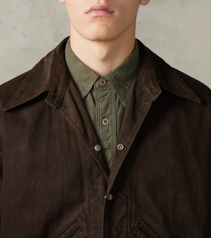 Lot. 324 USMD Convalescent Jacket - Chino Cloth - Mud Dyed Brown