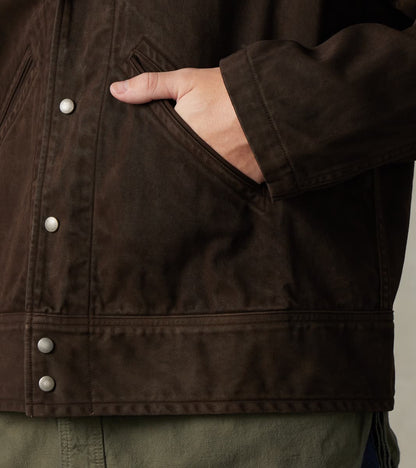 Lot. 324 USMD Convalescent Jacket - Chino Cloth - Mud Dyed Brown