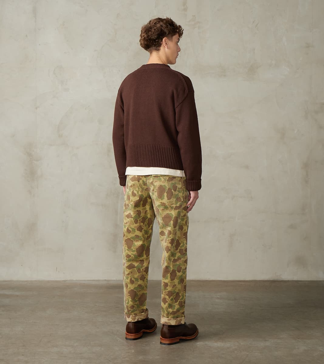 Lot. 506 DB Cardigan - Silk Noil - Brown