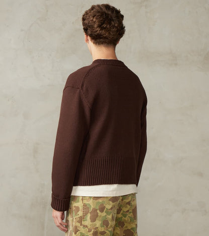 Lot. 506 DB Cardigan - Silk Noil - Brown