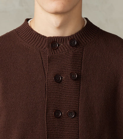 Lot. 506 DB Cardigan - Silk Noil - Brown