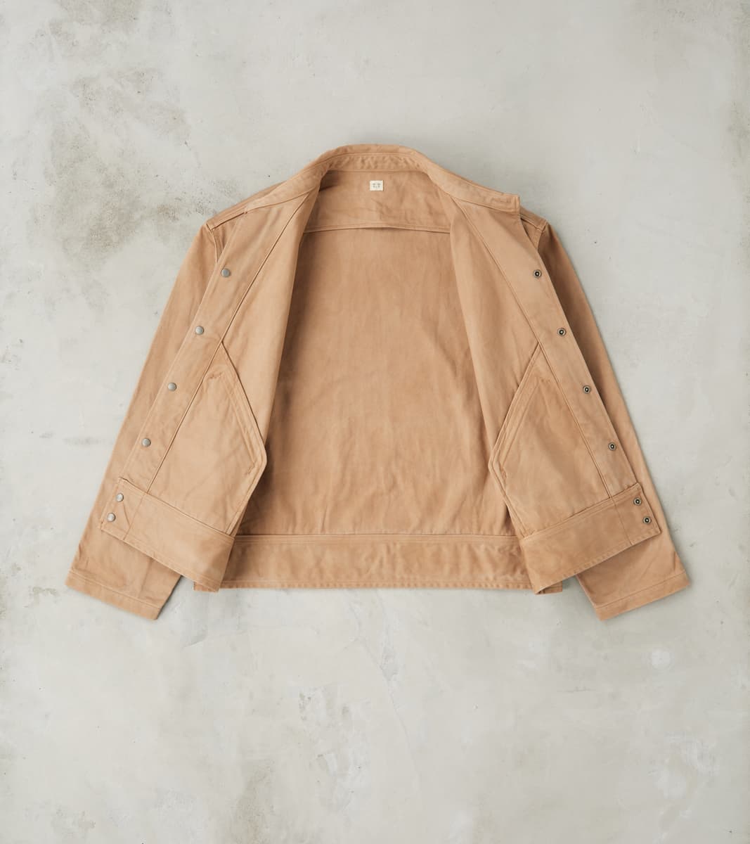 Lot. 324 USMD Convalescent Jacket - Chino Cloth - Natural Dyed Beige