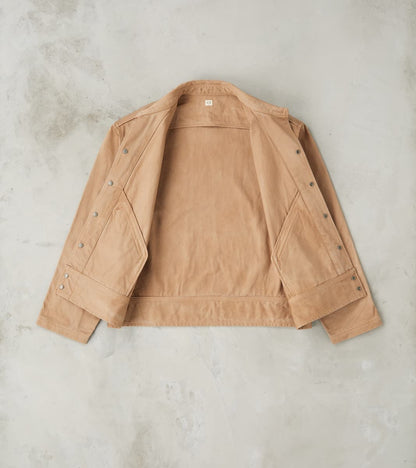 Lot. 324 USMD Convalescent Jacket - Chino Cloth - Natural Dyed Beige