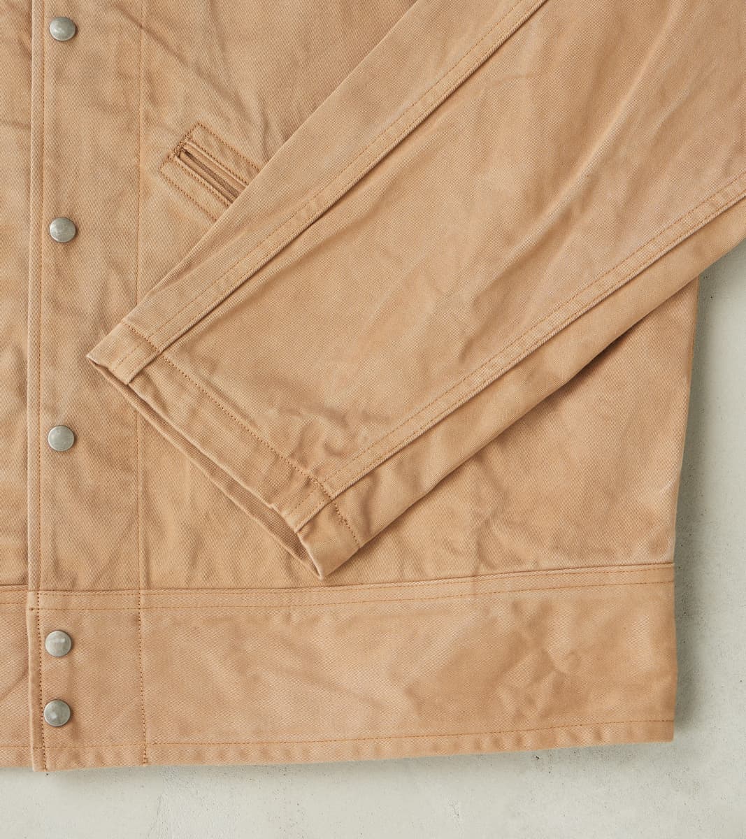 Lot. 324 USMD Convalescent Jacket - Chino Cloth - Natural Dyed Beige