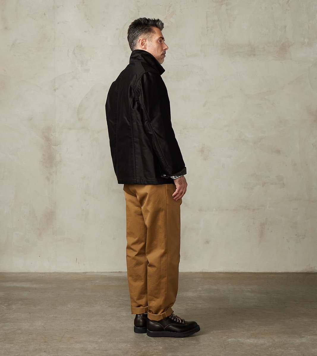 Lot. 304 Blanket Lining Coverall - Giza Moleskin - Black