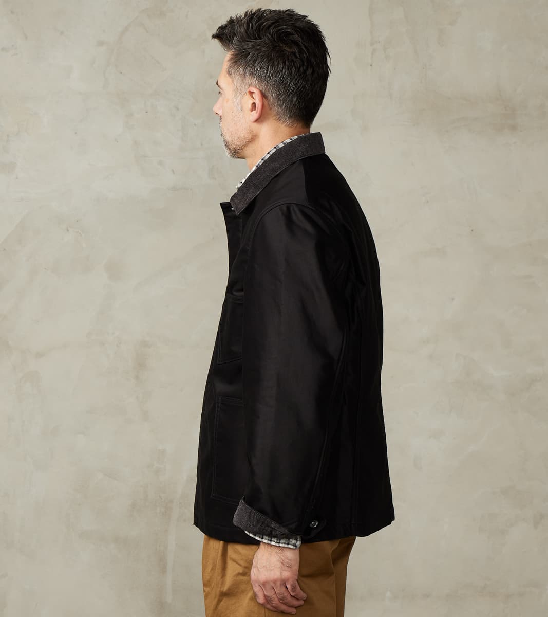 Lot. 304 Blanket Lining Coverall - Giza Moleskin - Black