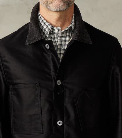 Lot. 304 Blanket Lining Coverall - Giza Moleskin - Black