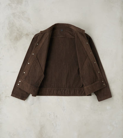 Lot. 324 USMD Convalescent Jacket - Chino Cloth - Mud Dyed Brown