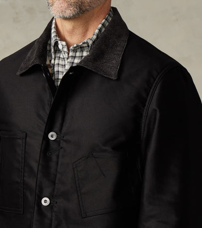 Lot. 304 Blanket Lining Coverall - Giza Moleskin - Black