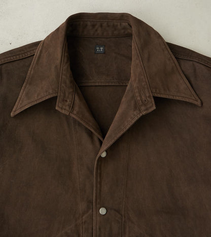 Lot. 324 USMD Convalescent Jacket - Chino Cloth - Mud Dyed Brown