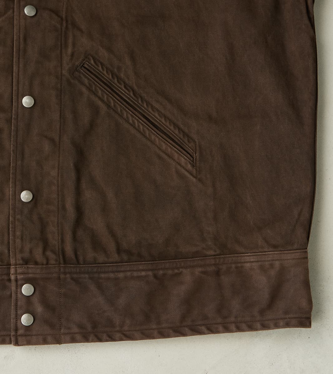 Lot. 324 USMD Convalescent Jacket - Chino Cloth - Mud Dyed Brown