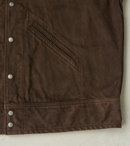 Lot. 324 USMD Convalescent Jacket - Chino Cloth - Mud Dyed Brown