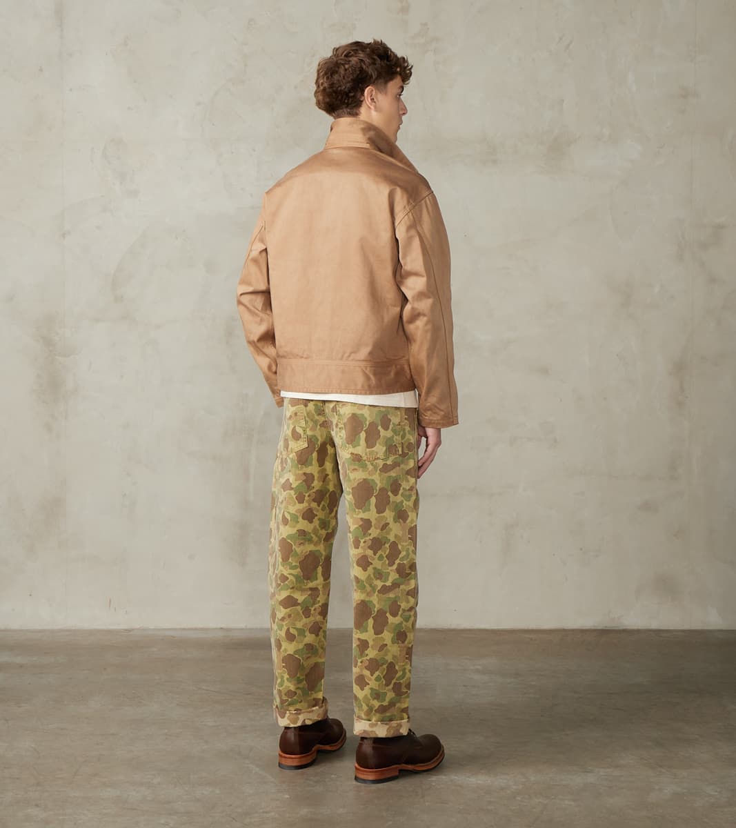 Lot. 324 USMD Convalescent Jacket - Chino Cloth - Natural Dyed Beige
