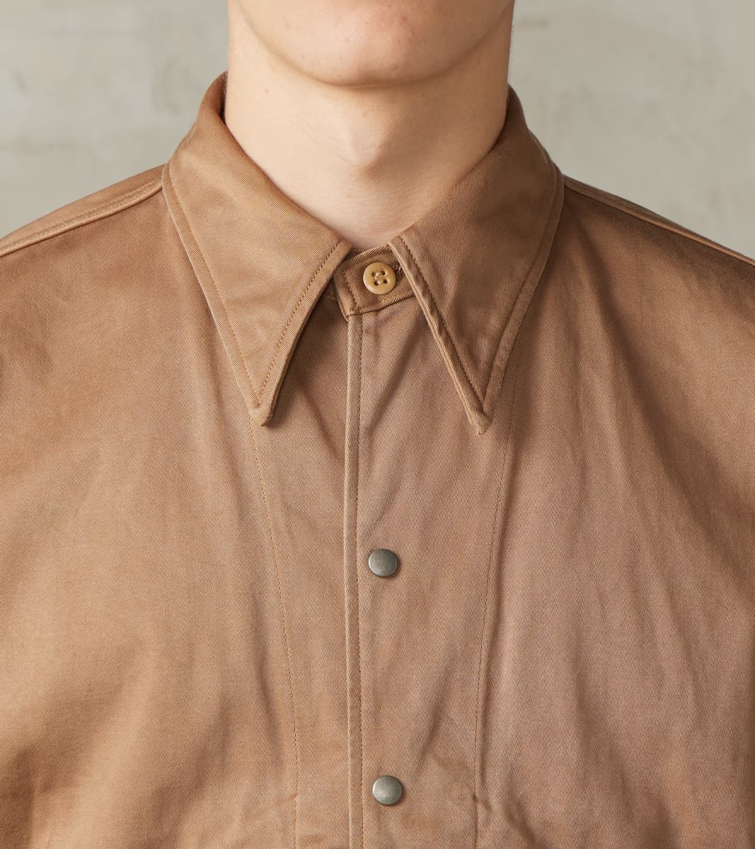 Lot. 324 USMD Convalescent Jacket - Chino Cloth - Natural Dyed Beige