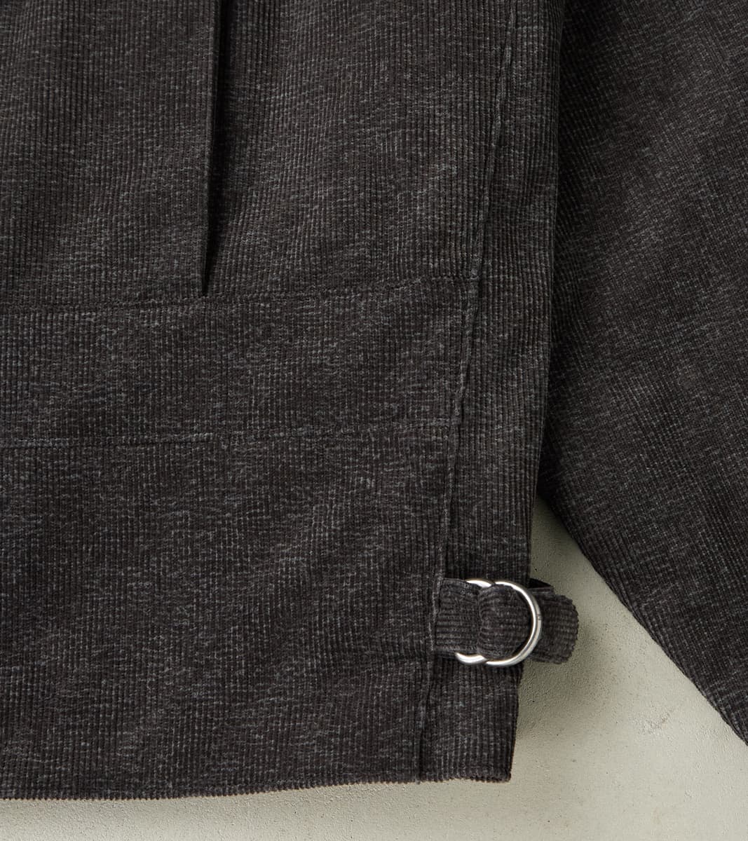 Lot. 322 Sports Jacket - Tweeduroy - Melange Charcoal