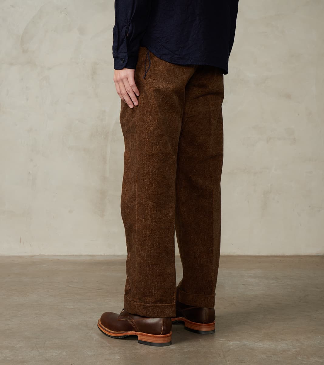 Lot. 201 Work Trousers - Tweeduroy - Melange Brown