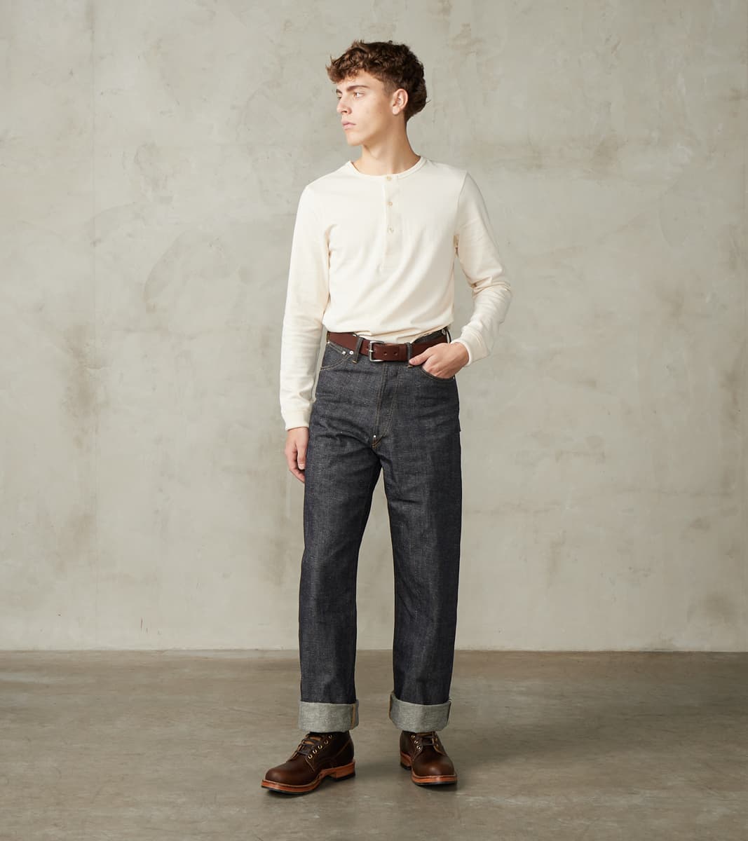 Lot. 704 Denim 1920s Trousers - Wide Straight - Raw Indigo